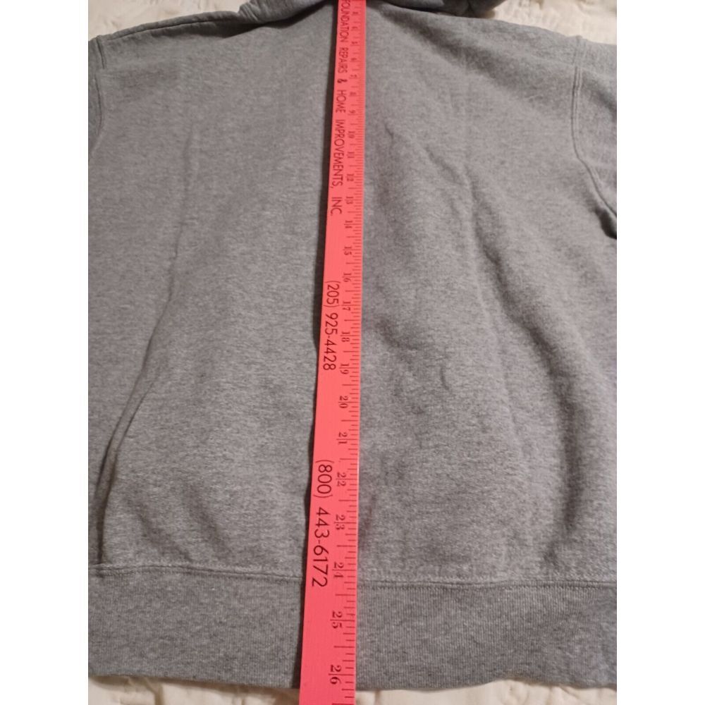 Vintage 90s Ithaca College Sweatshirt Pullover Men's Size Medium Hoodie Gray - Picture 5 of 6